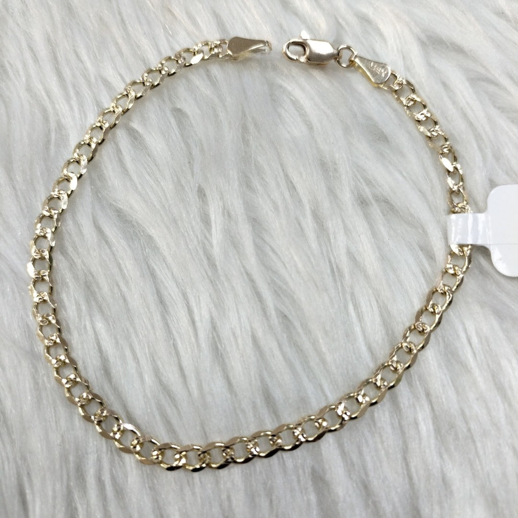 PULSERAS BARBADA ORO 14K 21 CM 5.3 GR (NUEVO)
