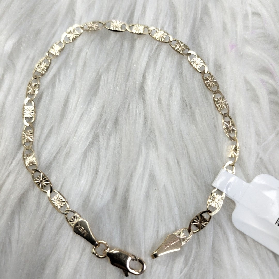 PULSERAS GUCHI ORO 14K 18 CM 2.8 GR (NUEVO)