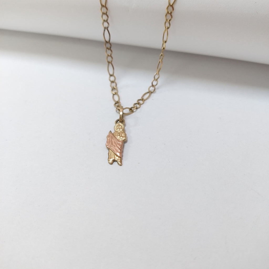 CADENA, DIJE ORO 10 K 3.9 GRMS (SEMINUEVO)
