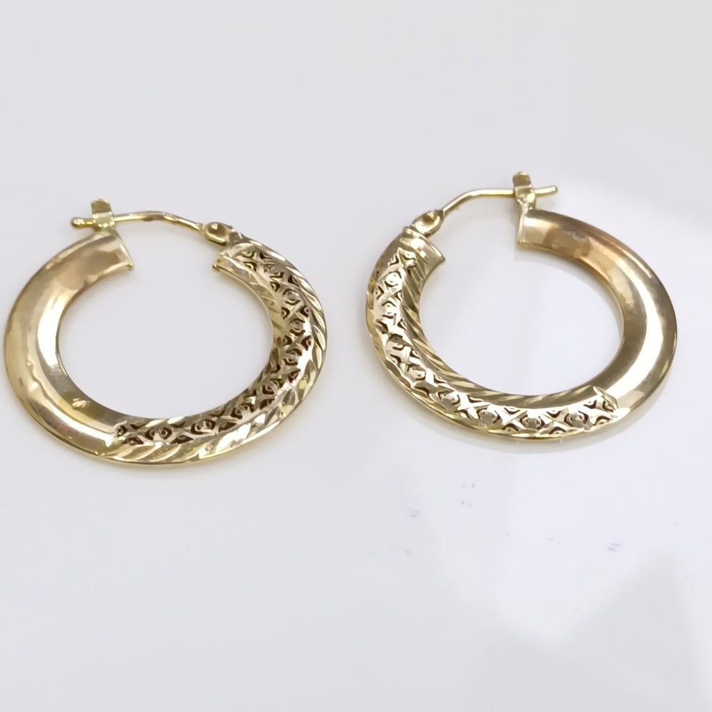 ARRACADAS PAR ORO 14 K 2.1 GRMS (SEMINUEVO)