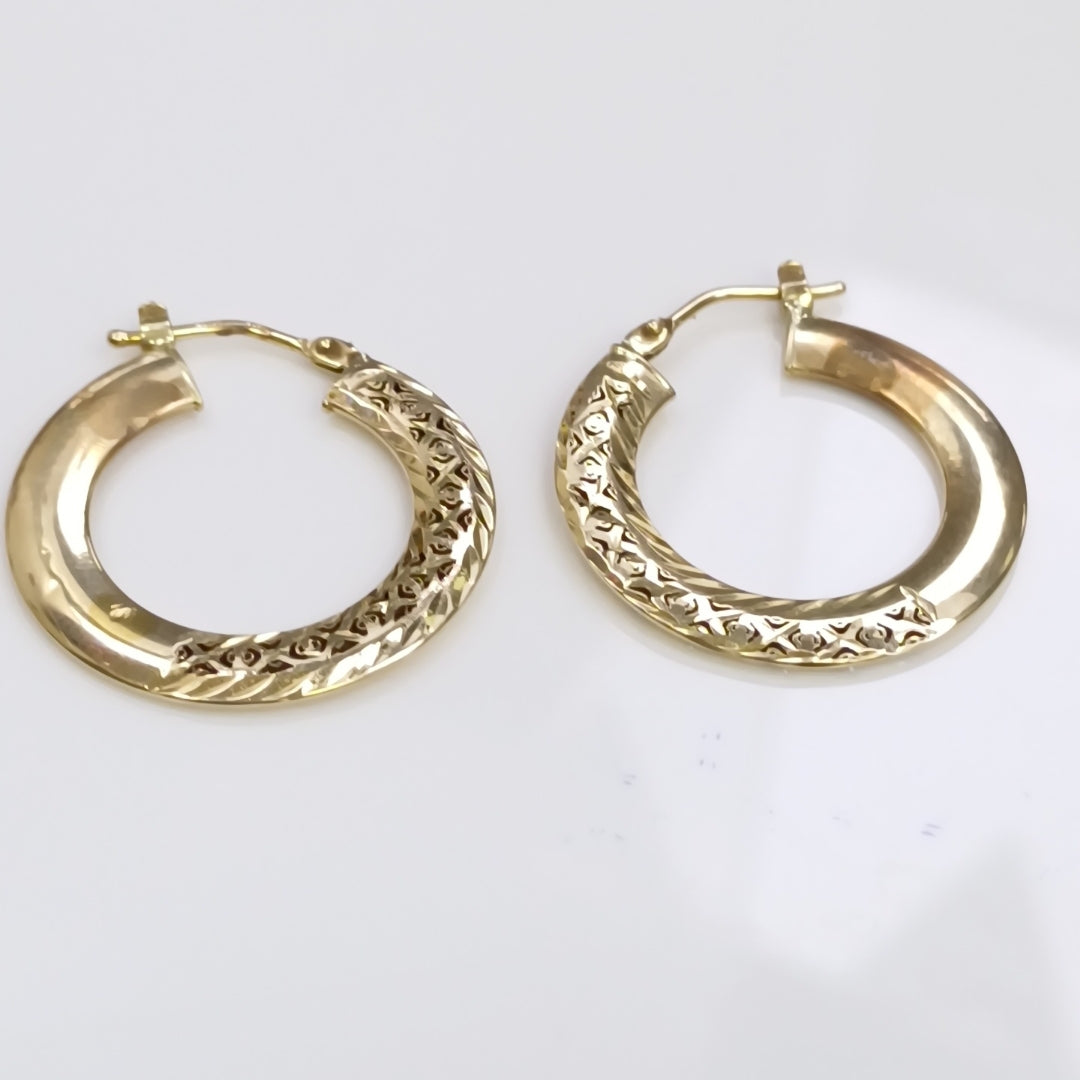 ARRACADAS PAR ORO 14 K 2.1 GRMS (SEMINUEVO)