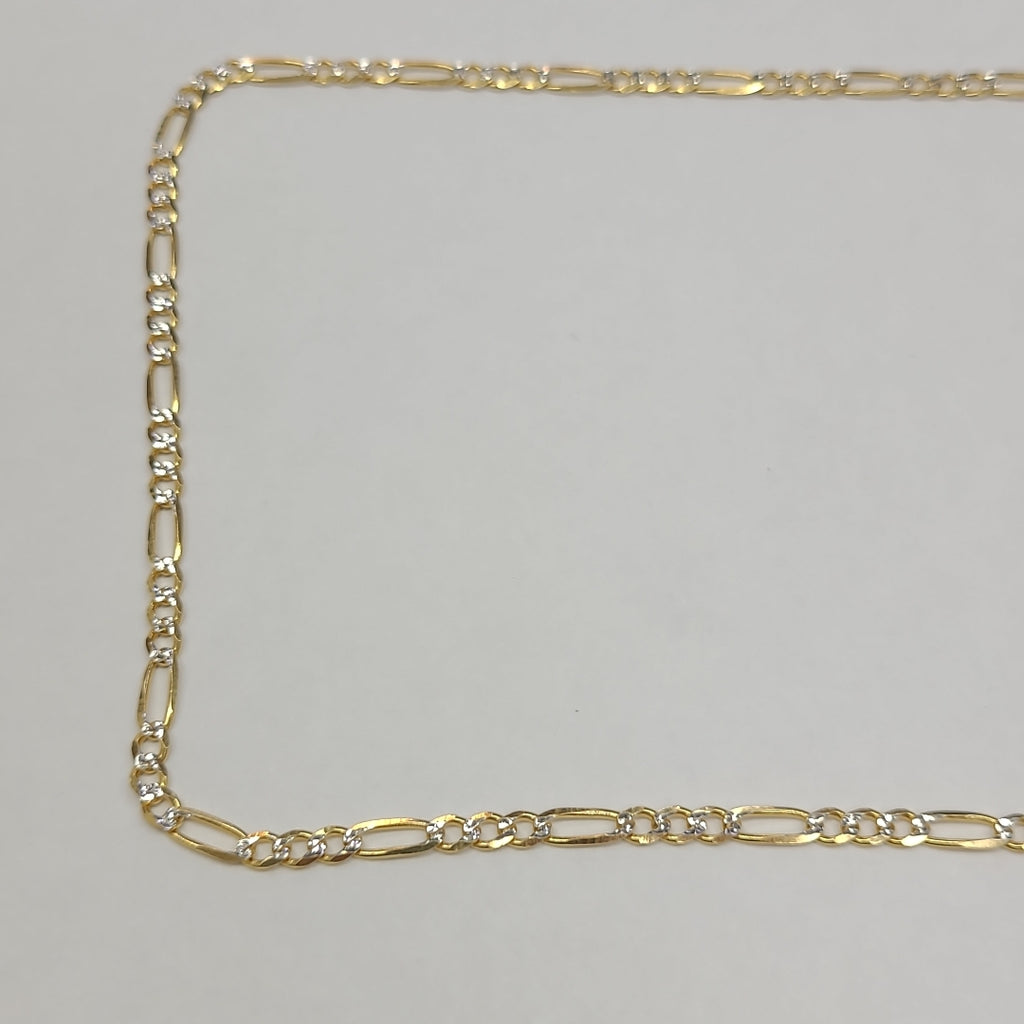 CADENAS 3X1 DIAMANTADA ORO 14K 55 CM 8.4 GR (NUEVO)