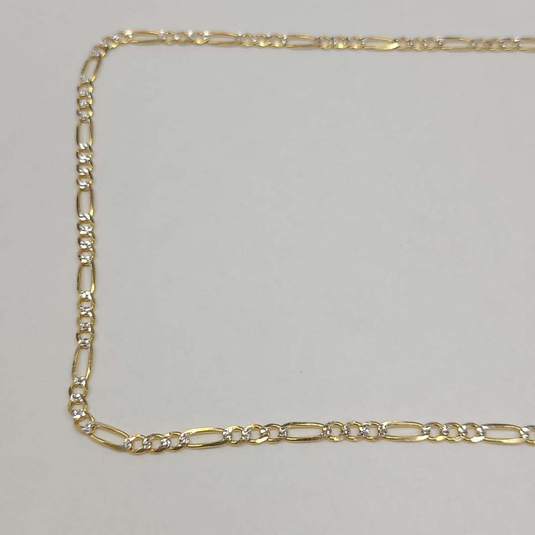CADENAS 3X1 DIAMANTADA ORO 14K 55 CM 8.4 GR (NUEVO)