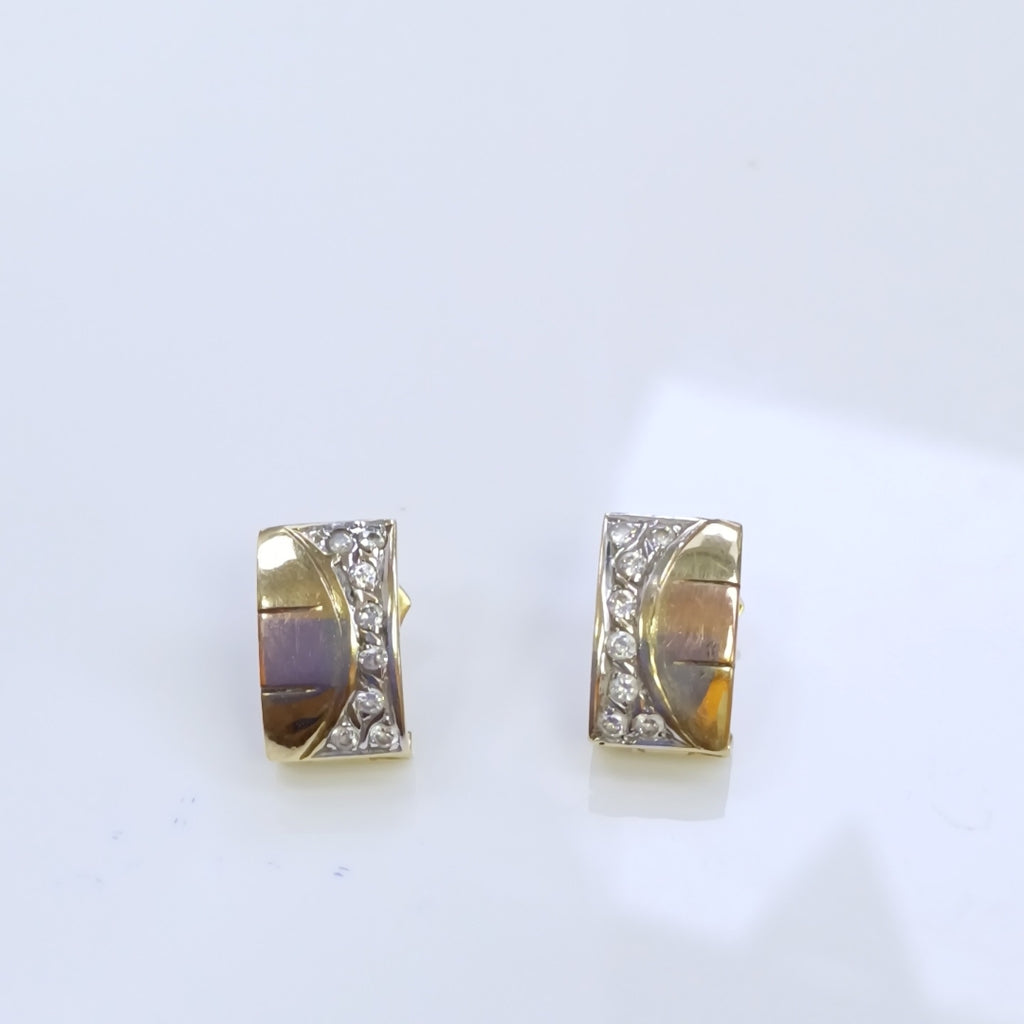 ARETES PAR ORO 14 K 4.8 GRMS (SEMINUEVO)