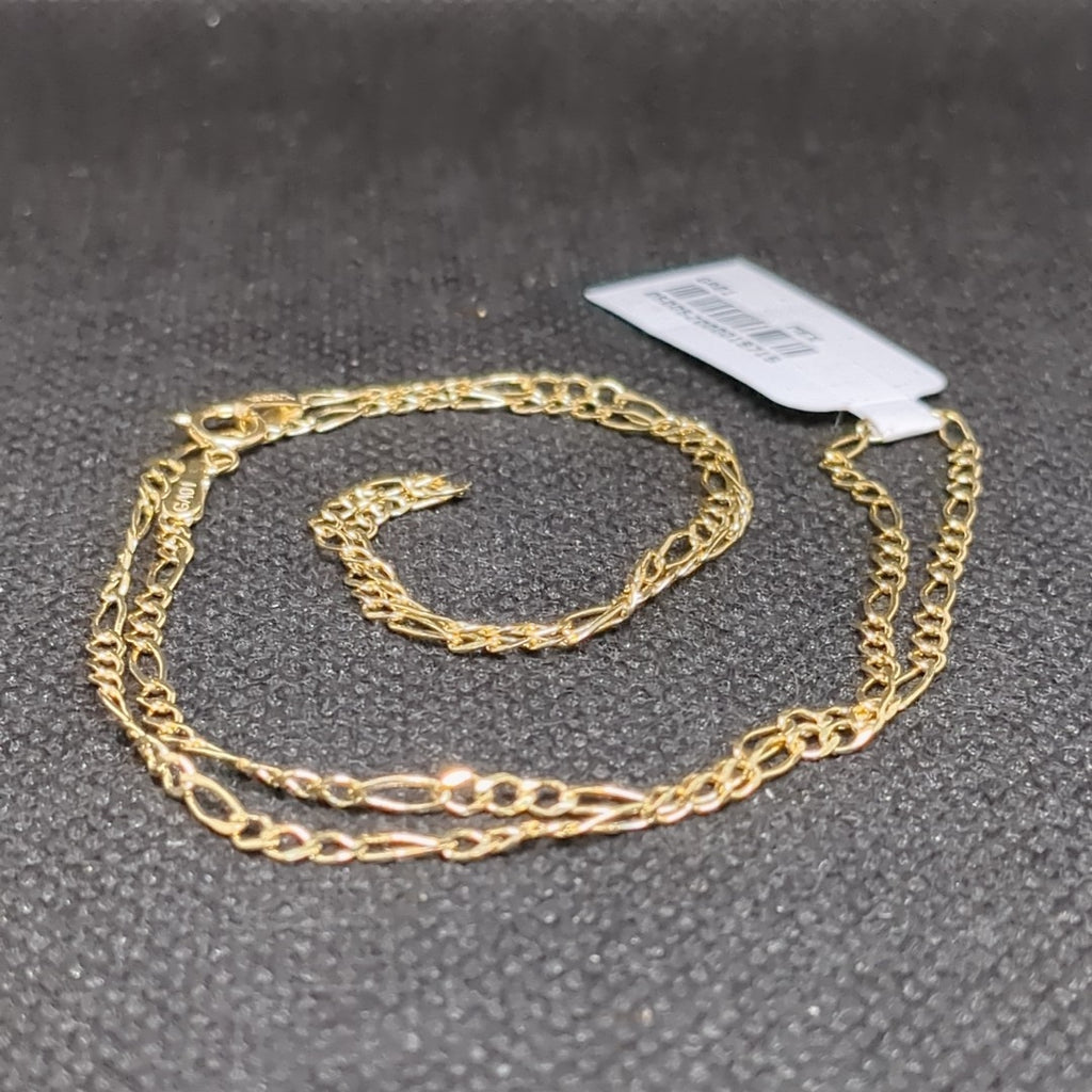 CADENAS TEJIDO 3X1 ORO 10K 50 CM 2.8 GR (NUEVO)