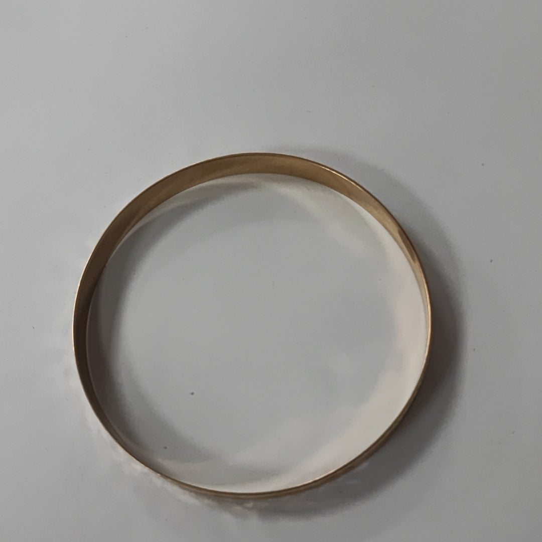 PULSERA RIGIDA ORO 14 K 11.9 GRMS (SEMINUEVO)