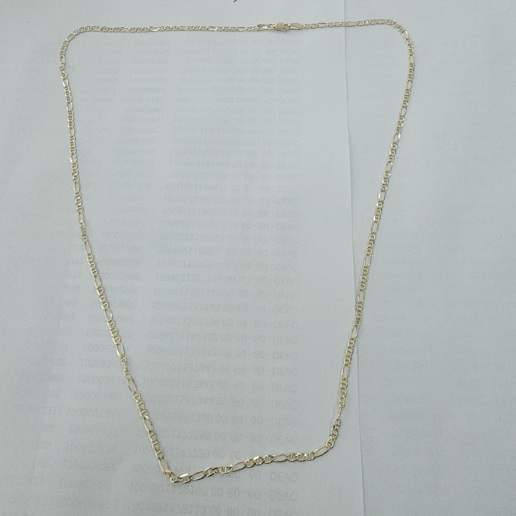 CADENAS TEJIDO FIGARO GUCHI ORO 10K 60 CM 5.3 GR (NUEVO)