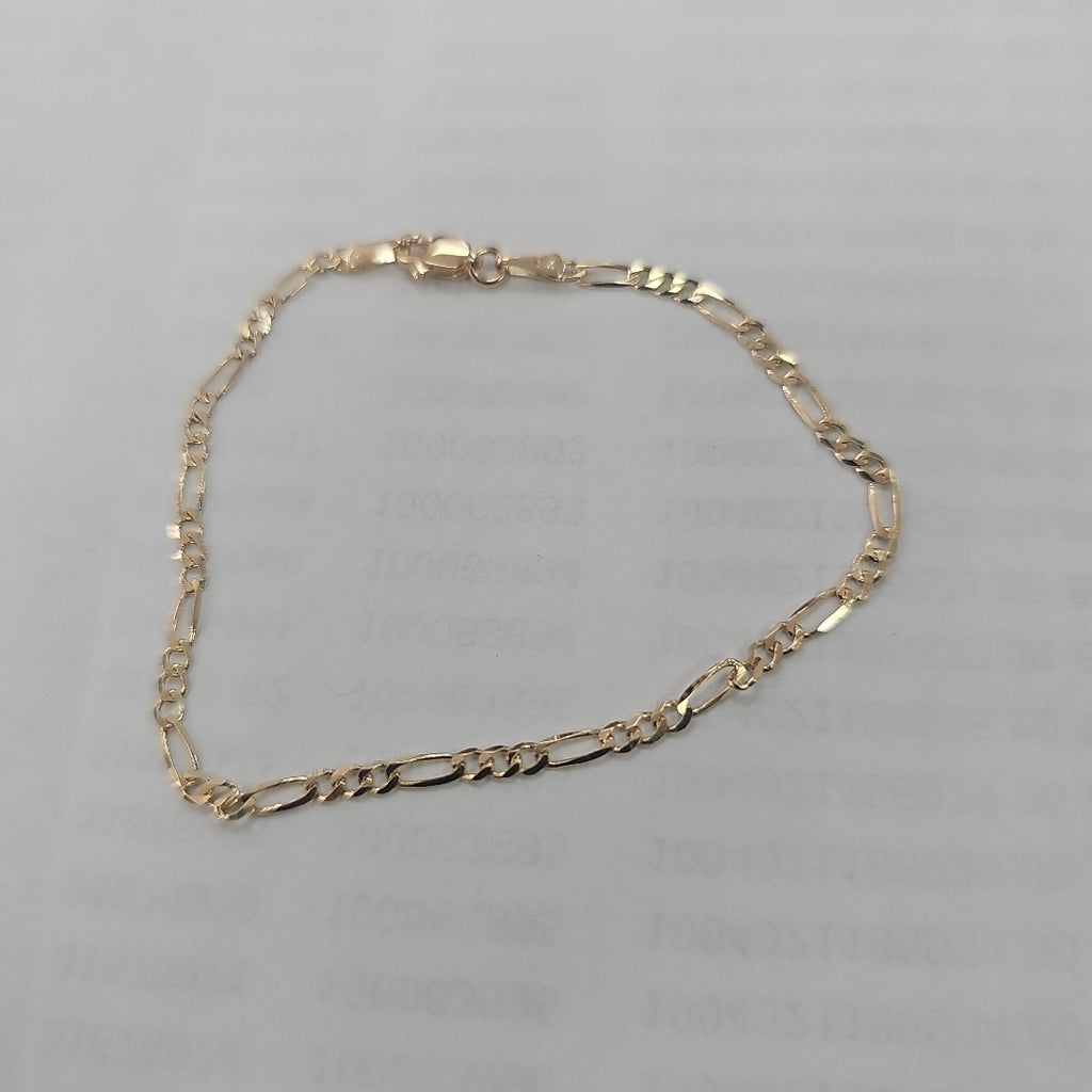 PULSERAS 3X1 ORO 14K 18 CM 1.8 GR (NUEVO)