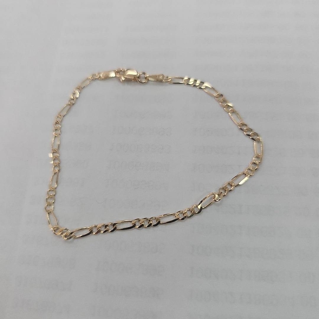 PULSERAS 3X1 ORO 14K 18 CM 1.8 GR (NUEVO)