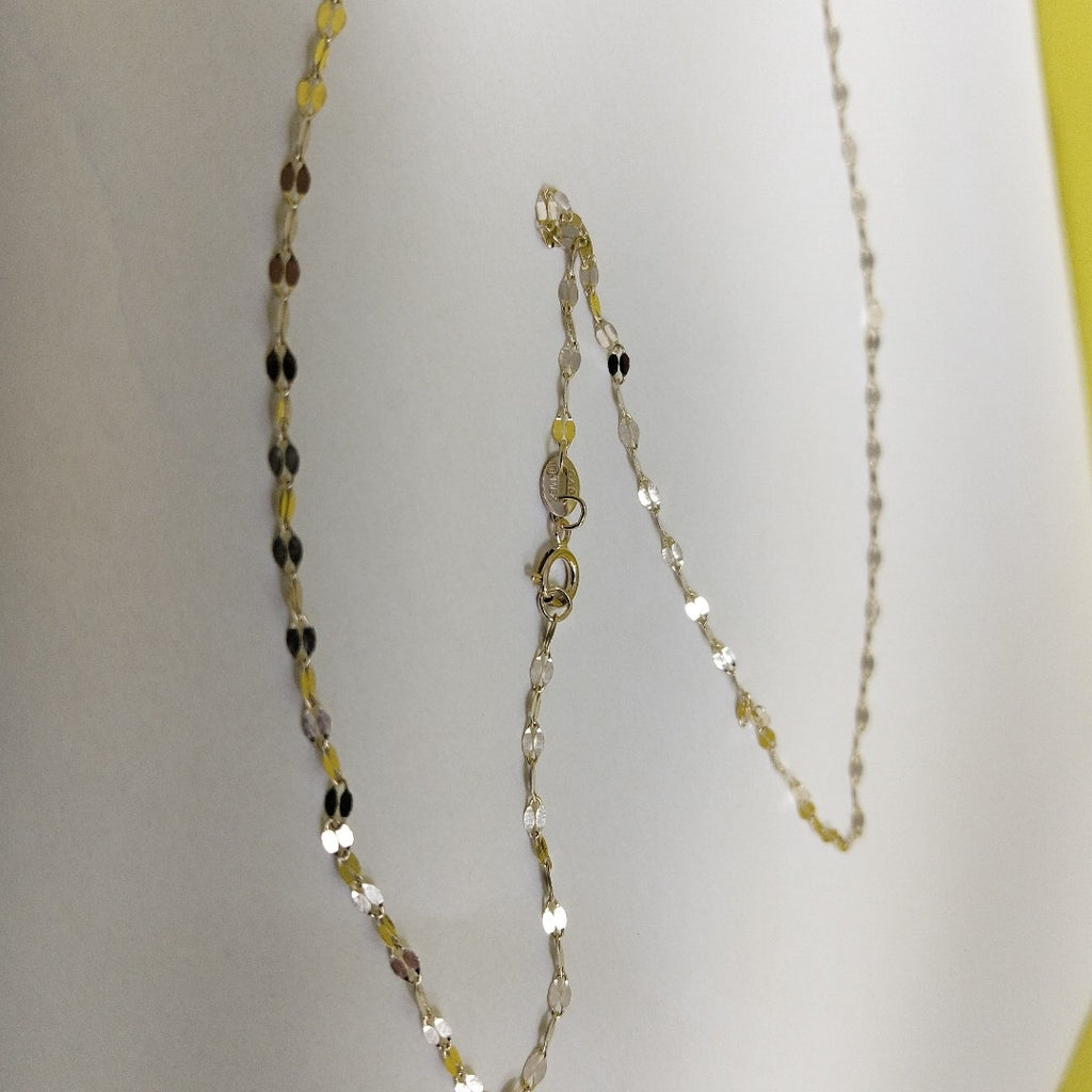 CADENAS TEJIDO ESPECIAL ORO 10K 50 CM 1 GR (NUEVO)
