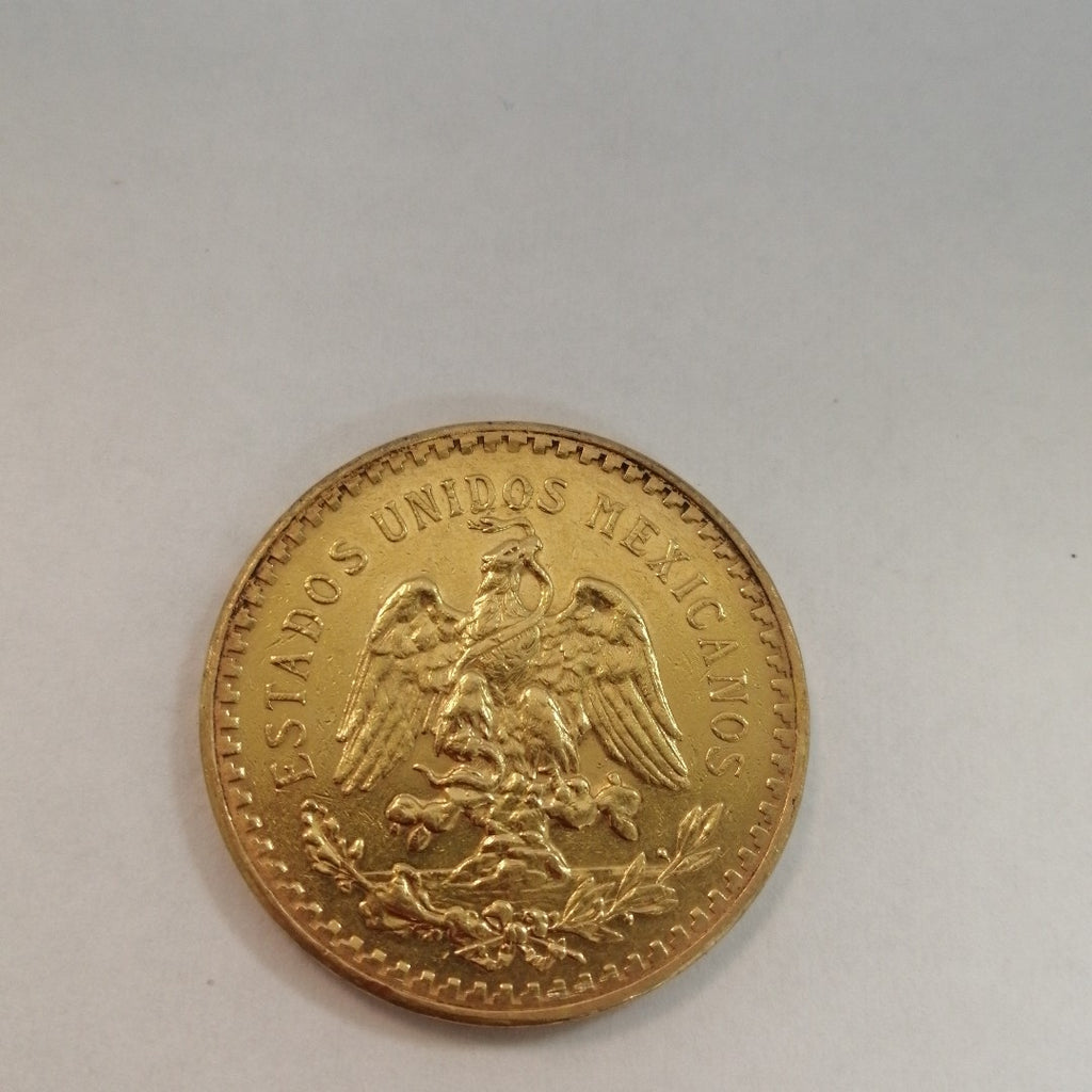 K1 41.6 GRMS 21 K IDENTIFICACIÓN MONEDA NOMINATIVA MONEDAS PESOS 50 PESOS (SEMINUEVO)