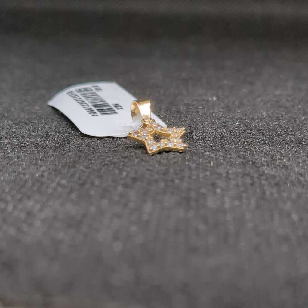 DIJES ESTRELLA C/CIRCONIAS ORO 10K 0.5 GR (NUEVO)