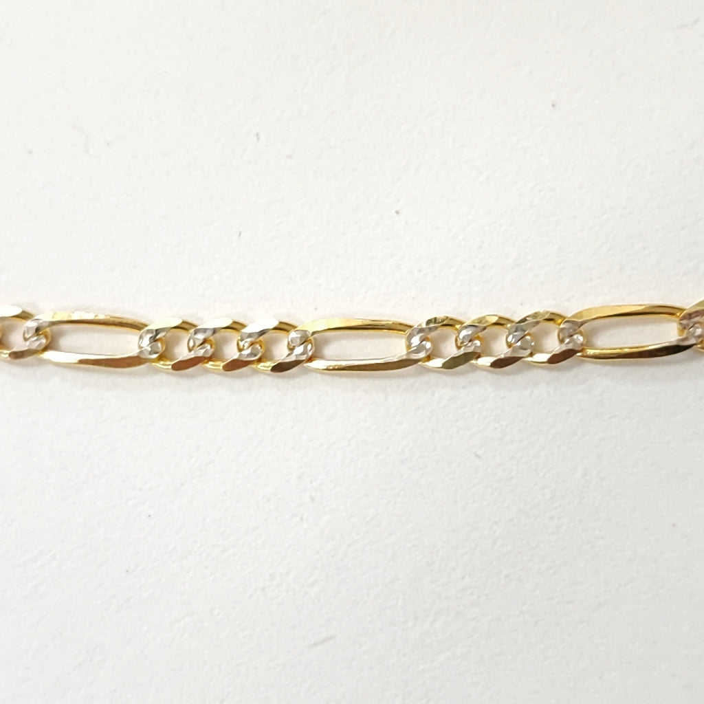 CADENAS 3X1 DIAMANTADA ORO 14K 55 CM 8.5 GR (NUEVO)
