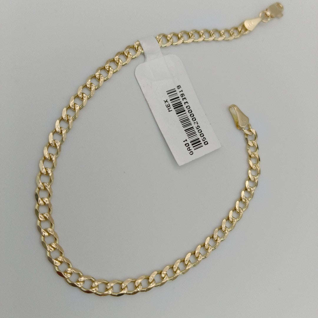 PULSERAS BARBADA ORO 14K 21 CM 5.3 GR (NUEVO)