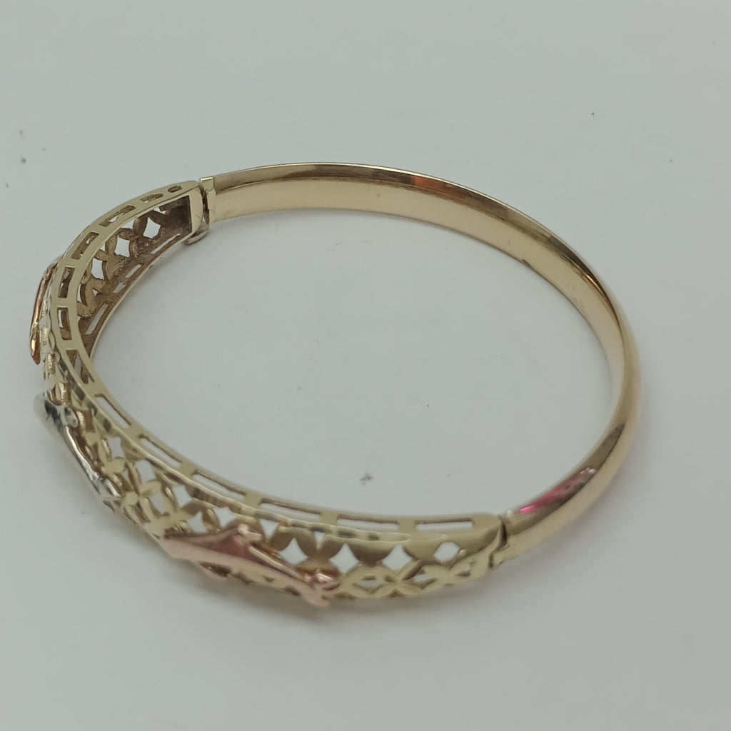 PULSERA RIGIDA ORO 14 K 13.1 GRMS (SEMINUEVO)
