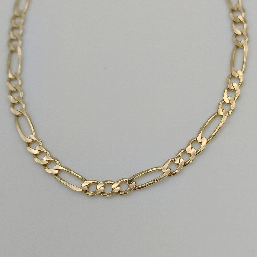 PULSERAS 3X1 ORO 14K 18 CM 2.6 GR (NUEVO)