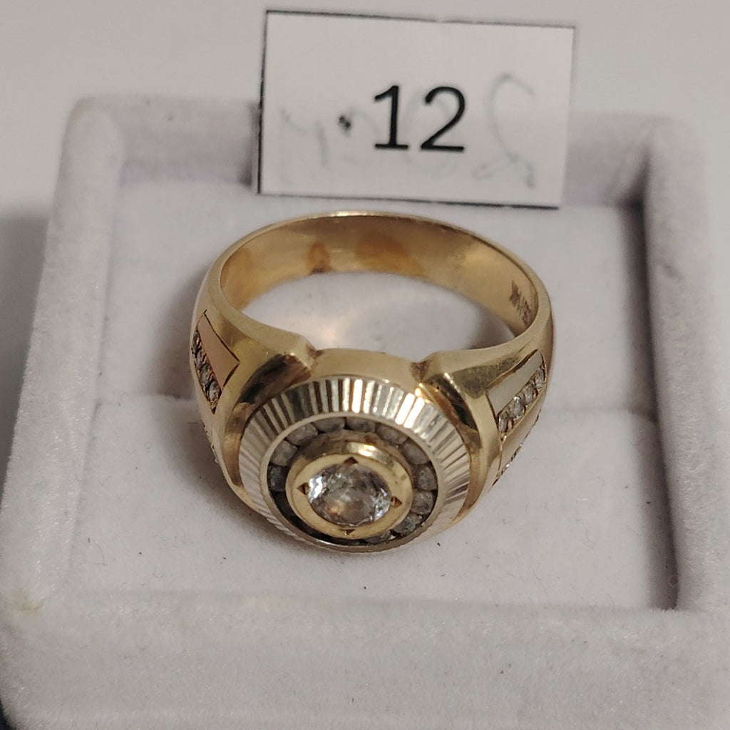 ANILLO ORO 14 K 12 GRMS (SEMINUEVO)