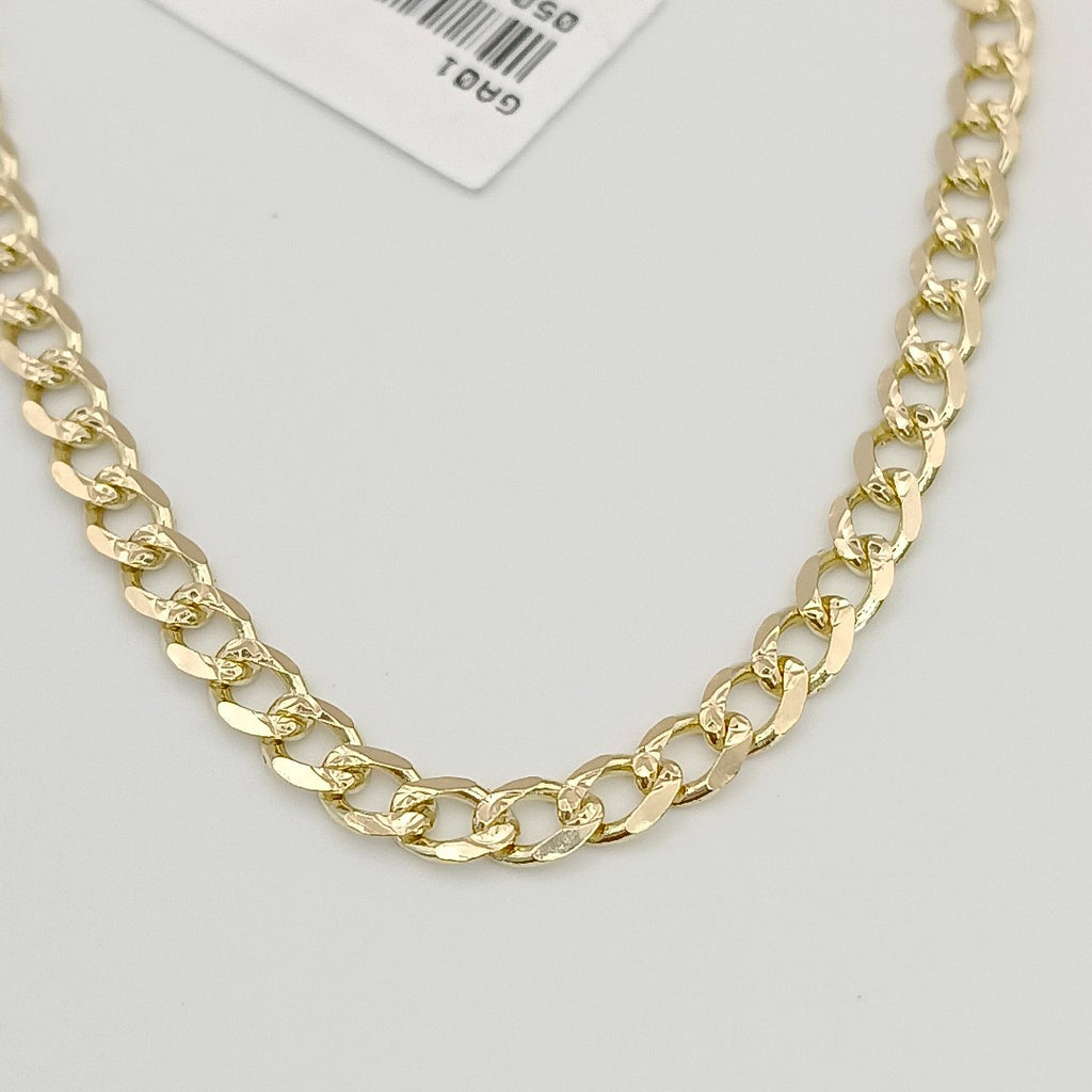 PULSERAS BARBADA ORO 14K 18 CM 4.5 GR (NUEVO)