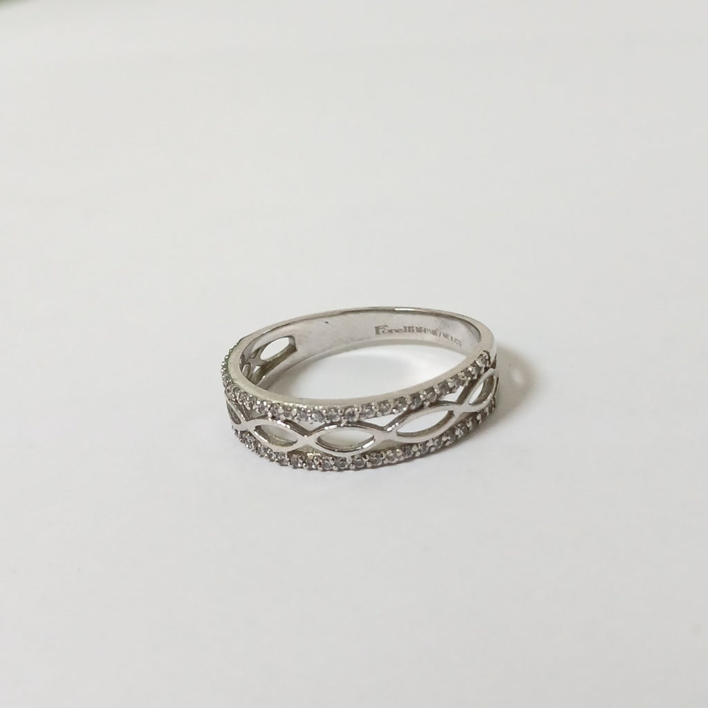 ANILLITO ORO BLANCO 14 K 2,40 GRMS (SEMINUEVO)