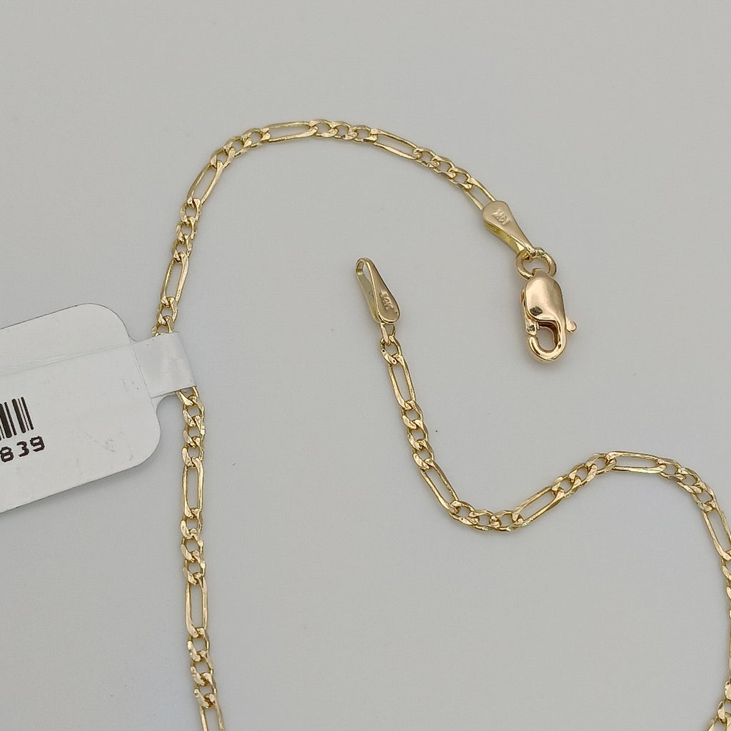 PULSERA 3X1 ORO 14K 21 CM 1.7 GR (NUEVO)