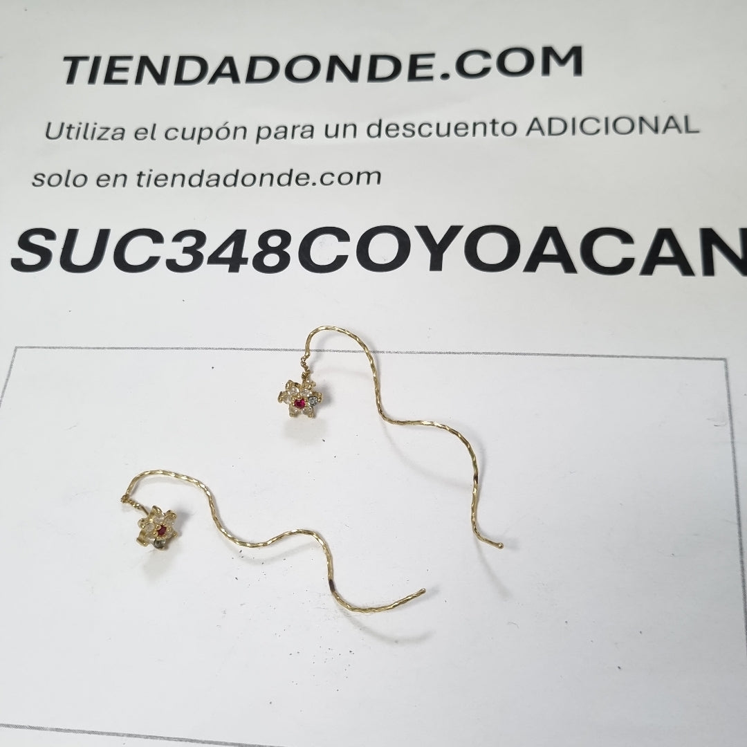 VIOLADORES PAR ORO 10 K 2.3 GRMS (SEMINUEVO)