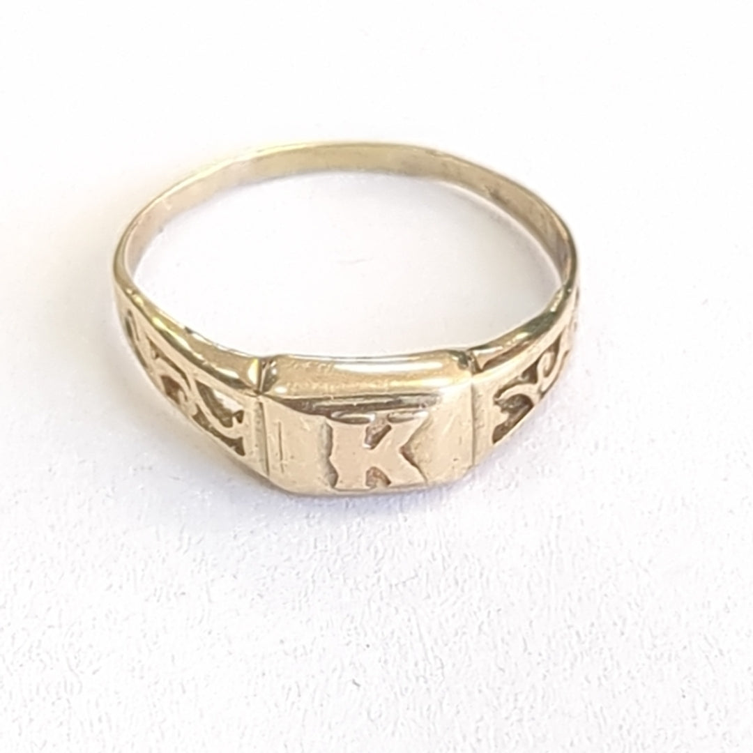 ANILLO ORO 10 K 1,40 GRMS (SEMINUEVO)