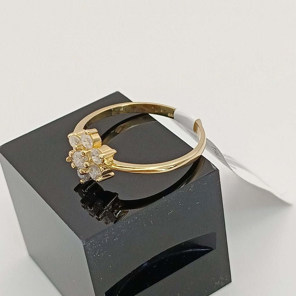 ANILLOS C/CIRCONIA ORO 10K TALLA 9 2 GR (NUEVO)