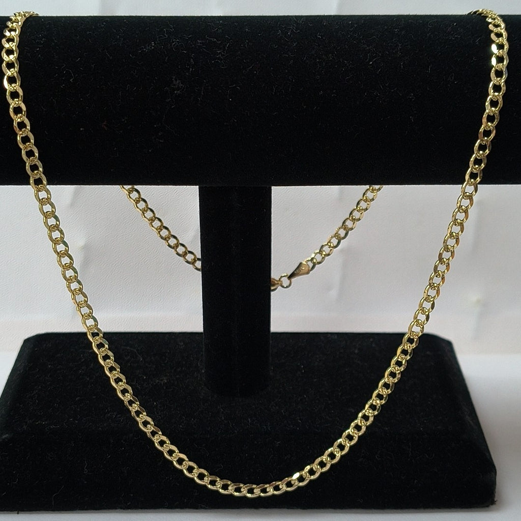 CADENAS BARBADA ORO 14K 55 CM 13.2 GR (NUEVO)