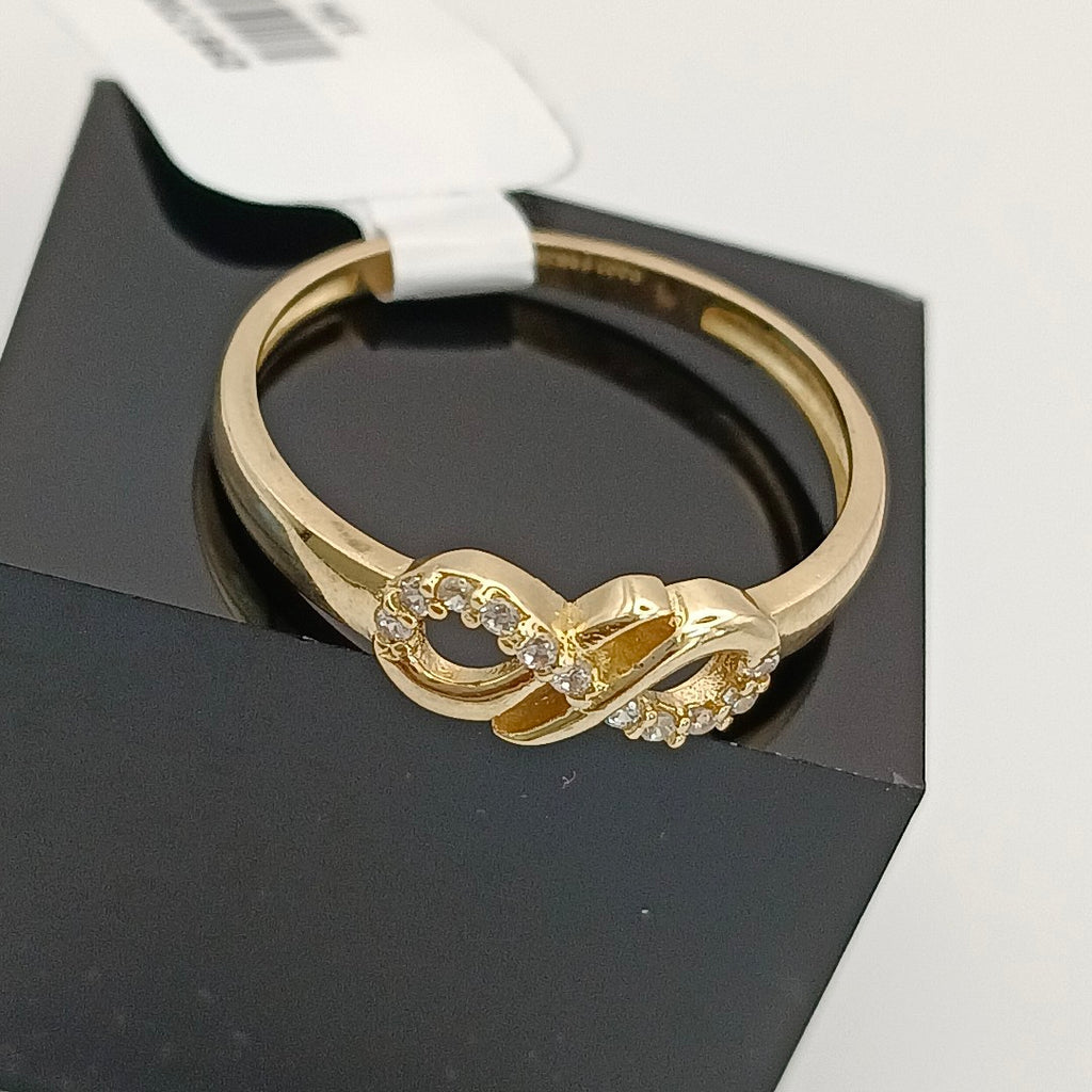 ANILLOS INFINITO ORO 10K TALLA 9 1.7 GR (NUEVO)