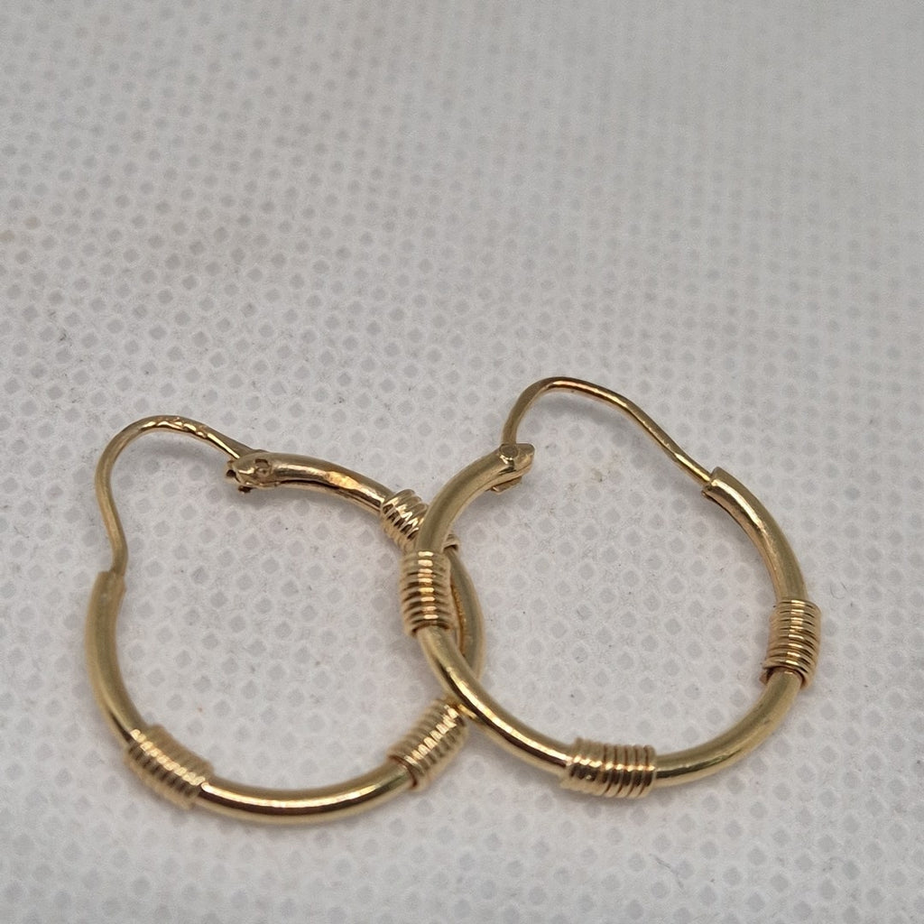 ARRACADAS PAR ORO 10 K 1,80 GRMS (SEMINUEVO)