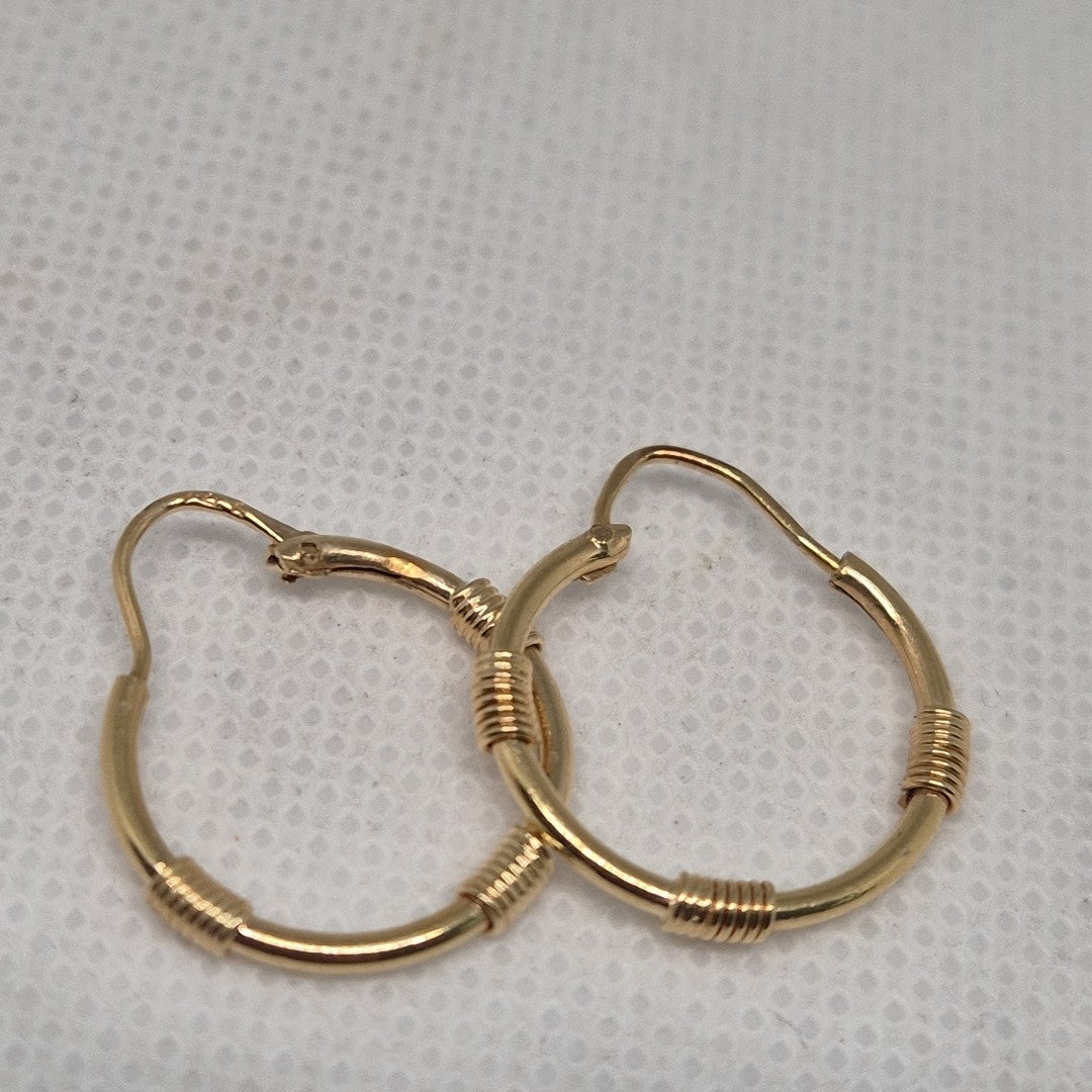 ARRACADAS PAR ORO 10 K 1,80 GRMS (SEMINUEVO)