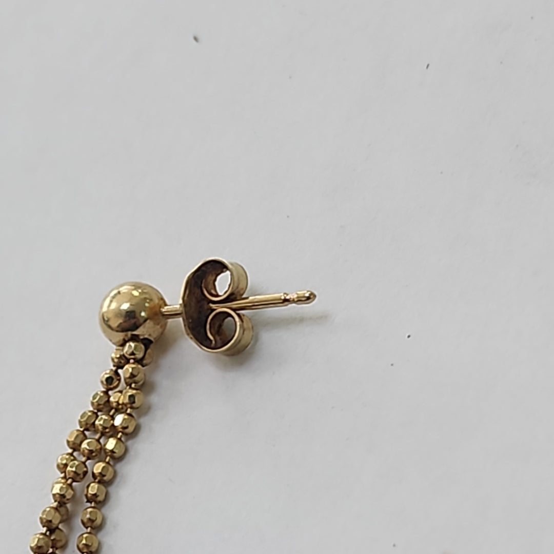 ARETES PAR ORO 14 K 2.2 GRMS (SEMINUEVO)