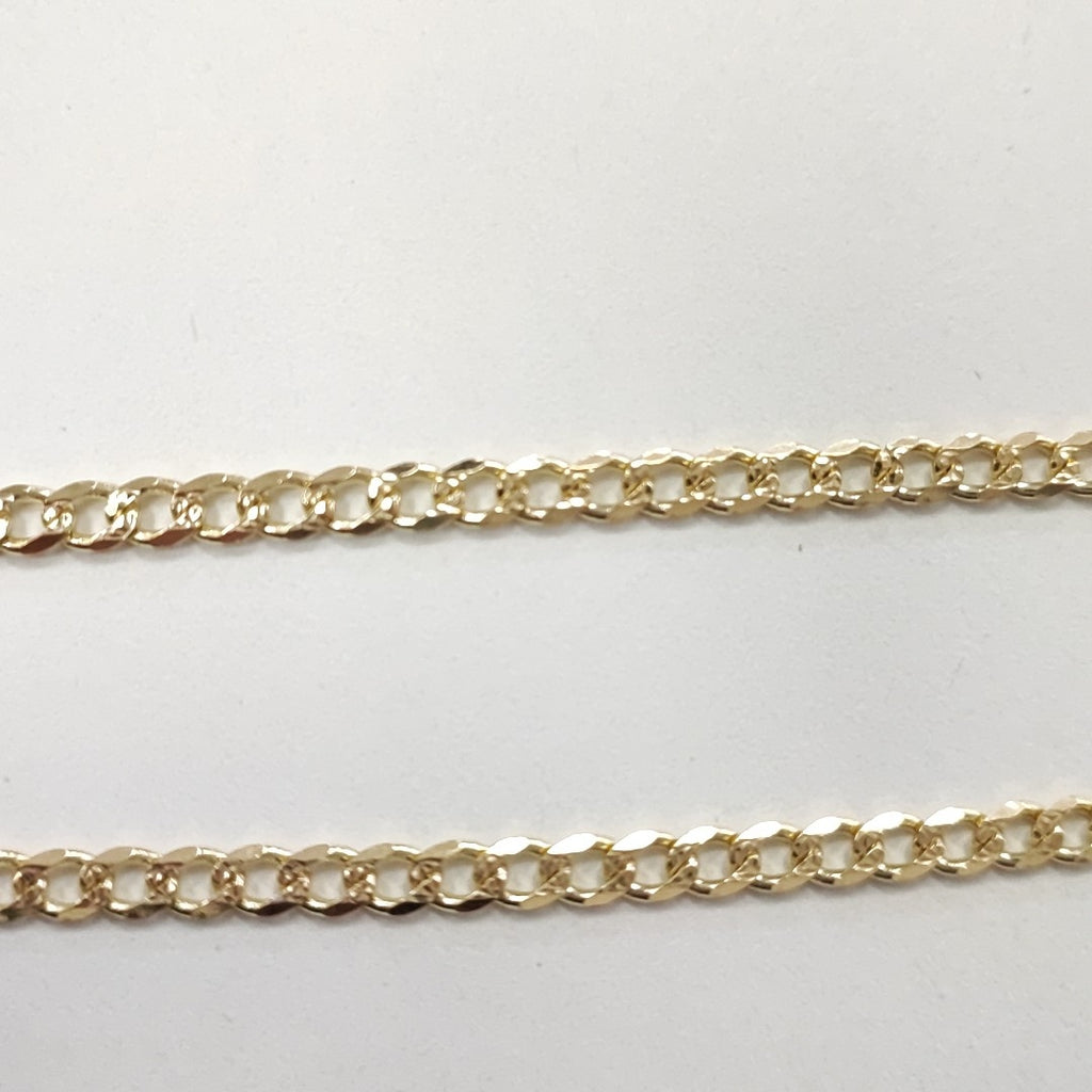 CADENAS BARBADA ORO 14K 55 CM 13.1 GR (NUEVO)