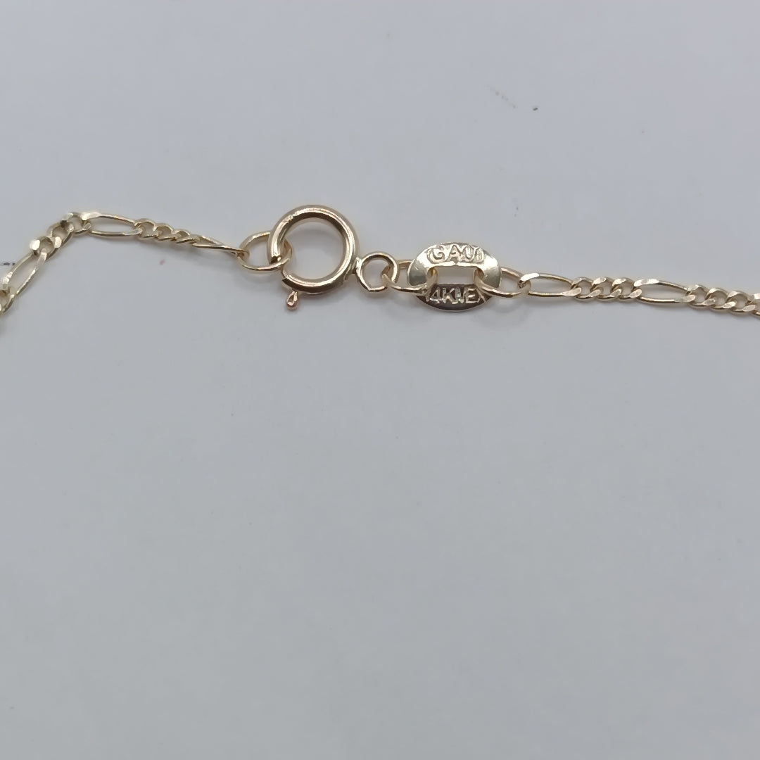 CADENAS TEJIDO 3X1 ORO 14K 55 CM 2.7 GR (NUEVO)