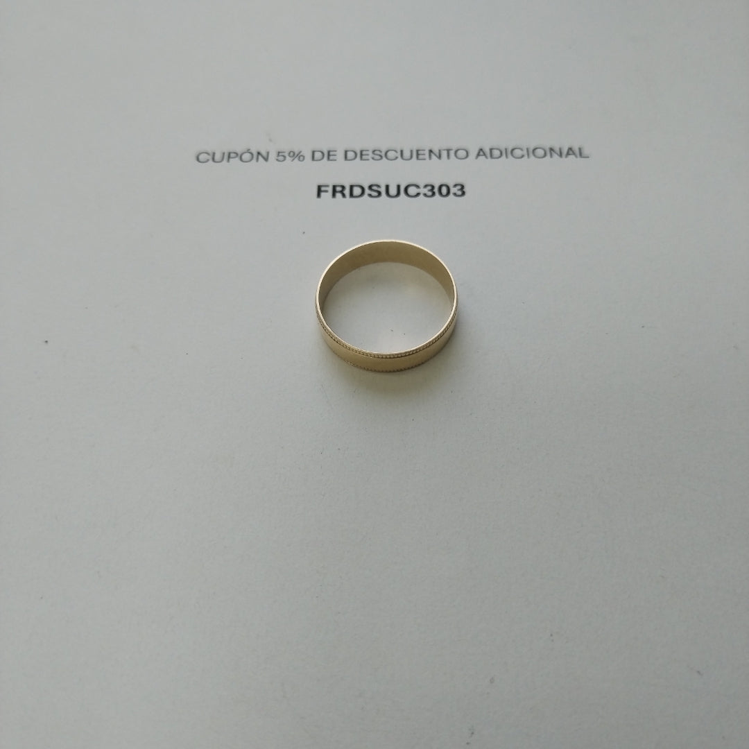 ARGOLLA ORO 10 K 2.3 GRMS (SEMINUEVO)