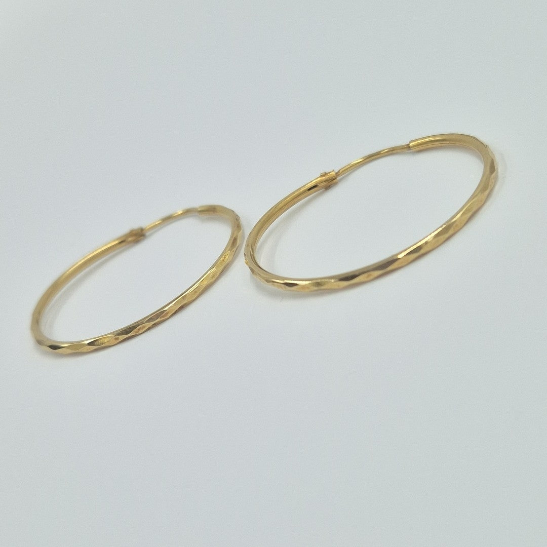 ARRACADAS PAR ORO 14 K 2,50 GRMS (SEMINUEVO)