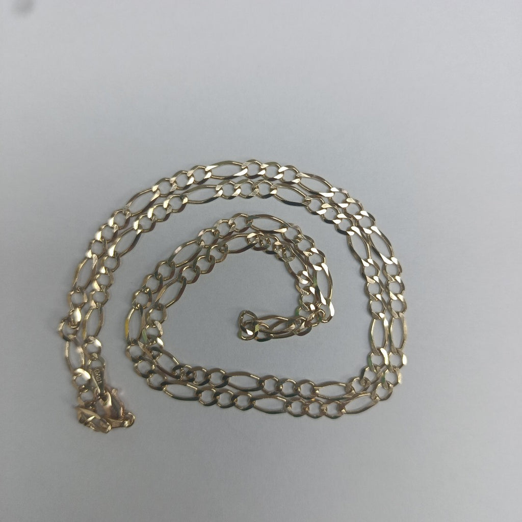 CADENAS TEJIDO 3X1 ORO 10K 55 CM 6.3 GR (NUEVO)