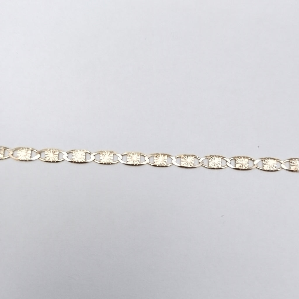 PULSERAS TEJIDO GUCHI ORO 14K 18 CM 2.8 GR (NUEVO)