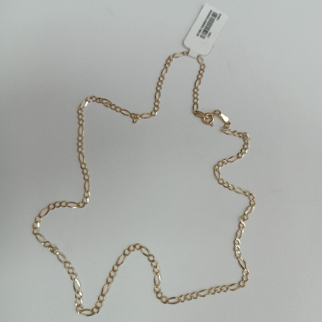 CADENAS TEJIDO 3X1 ORO 10K 50 CM 3.8 GR (NUEVO)