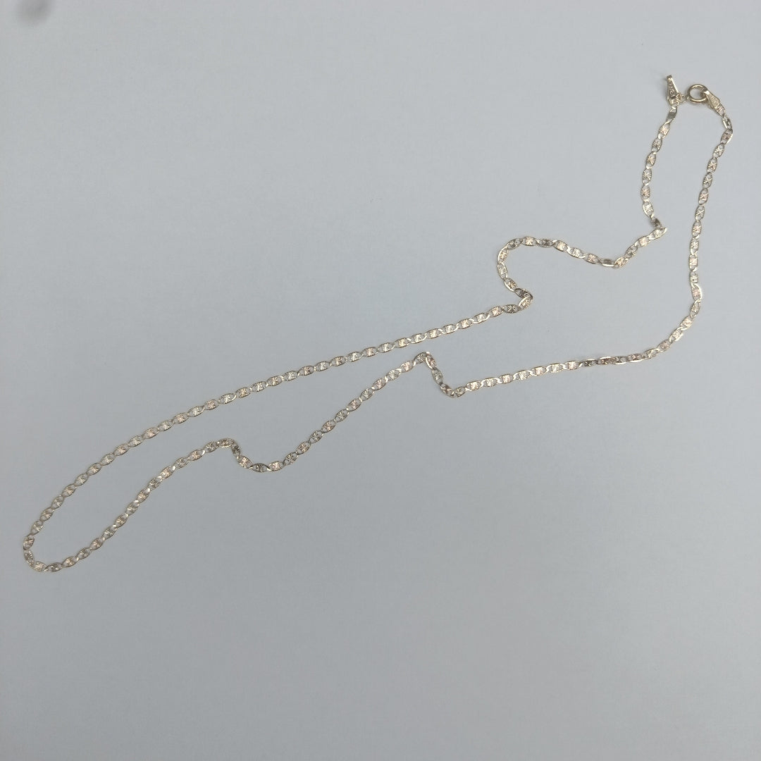 CADENAS TEJIDO GUCHI ORO 10K 55 CM 2.7 GR (NUEVO)