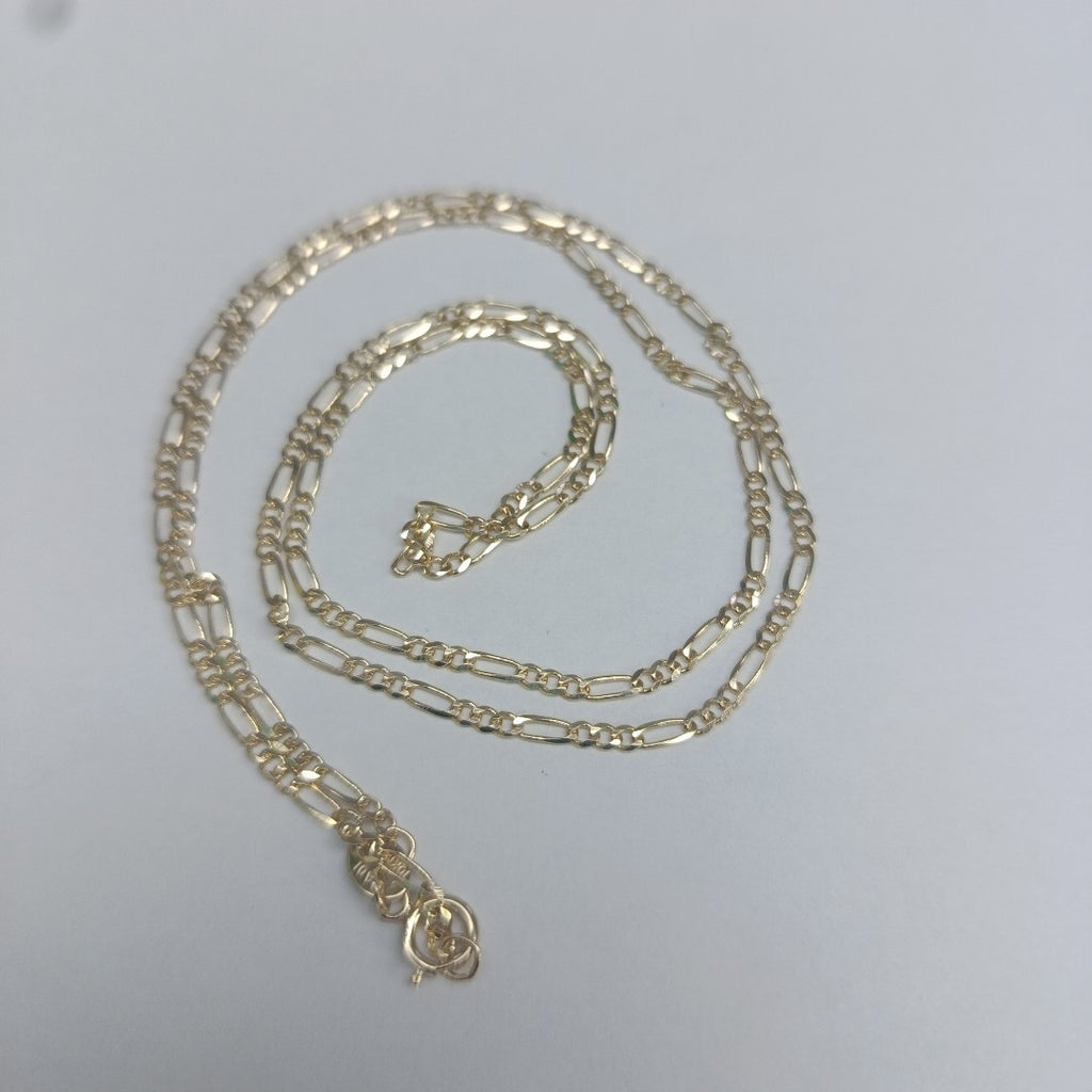 CADENAS TEJIDO 3X1 ORO 10K 55 CM 3.2 GR (NUEVO)