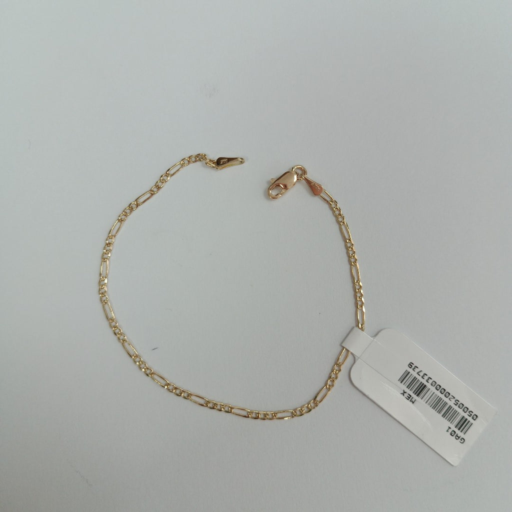 PULSERAS 3X1 ORO 14K 18 CM 1.5 GR (NUEVO)