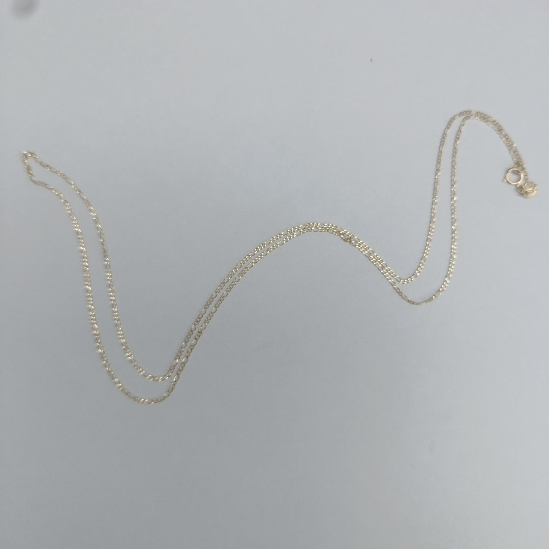 CADENAS TEJIDO 3X1 ORO 10K 60 CM 1.5 GR (NUEVO)