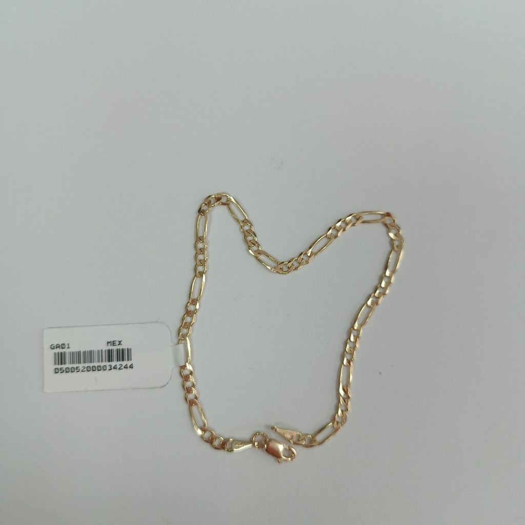 PULSERAS 3X1 ORO 14K 21 CM 3.3 GR (NUEVO)