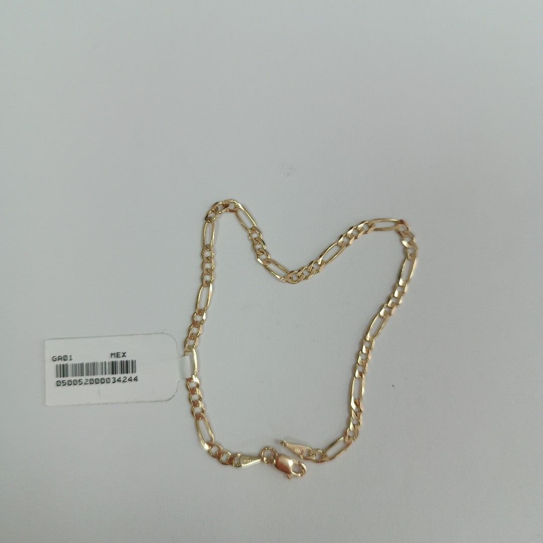 PULSERAS 3X1 ORO 14K 21 CM 3.3 GR (NUEVO)