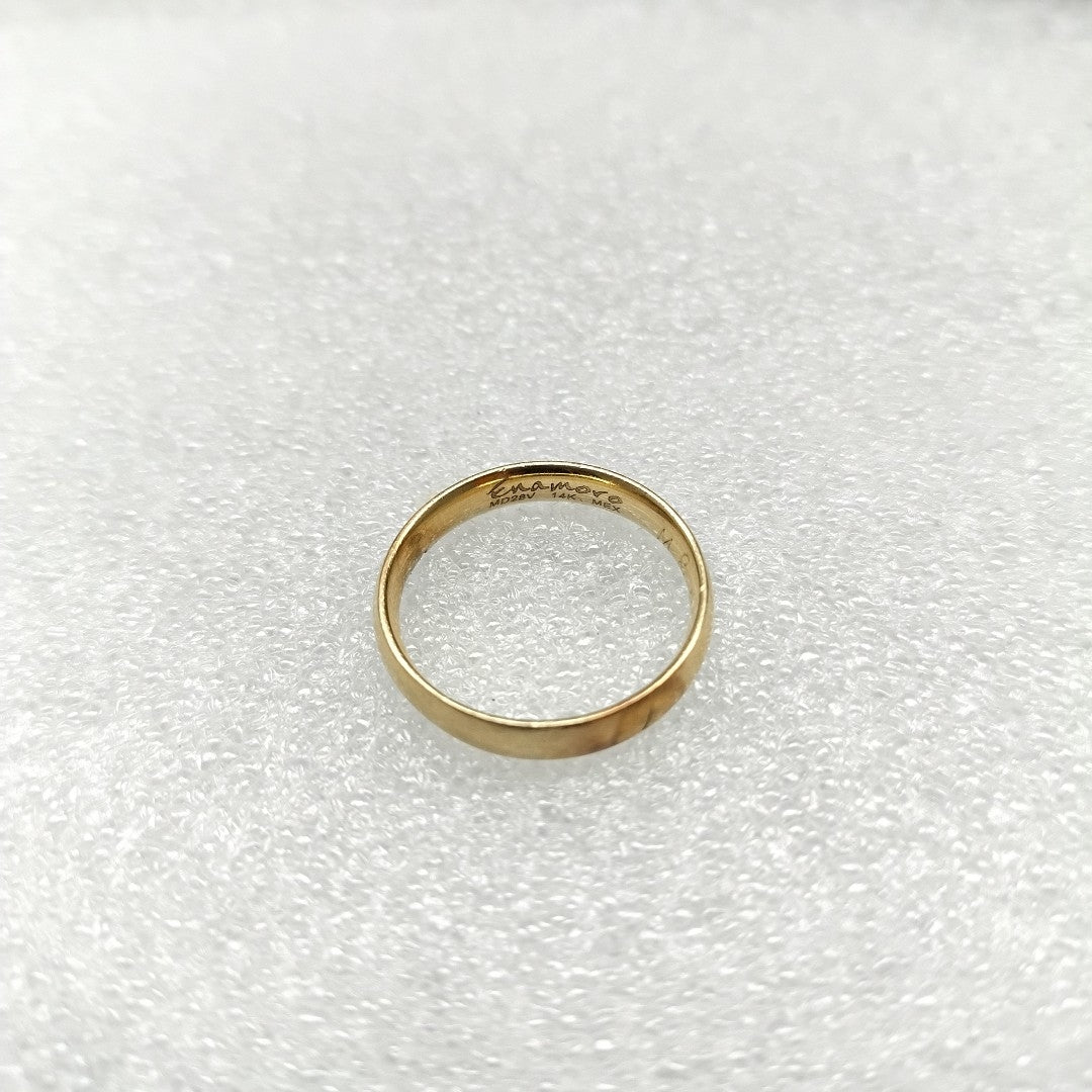 ARGOLLA ORO 14 K 2.3 GRMS (SEMINUEVO)