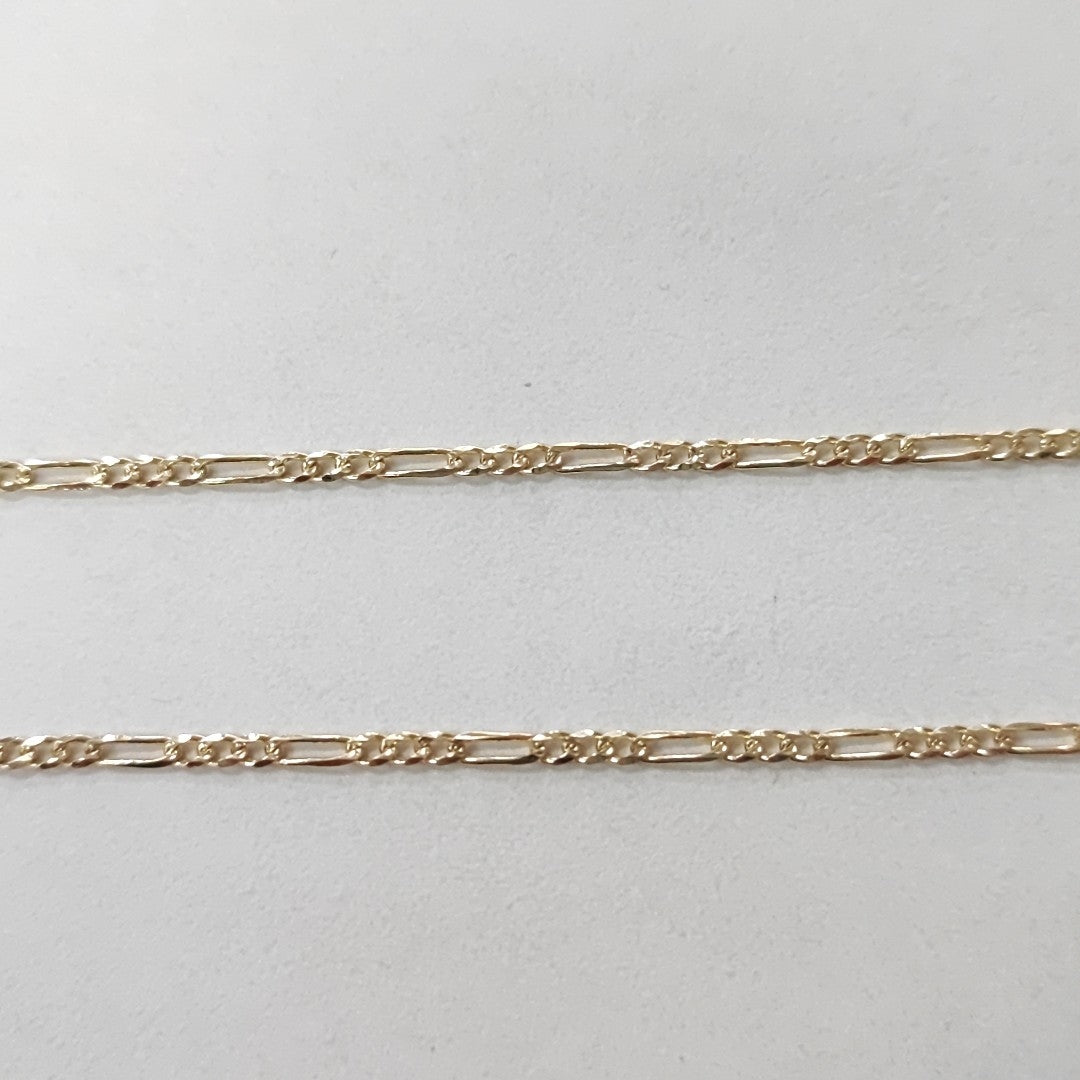 CADENAS 3X1 ORO 14K 55 CM 3.7 GR (NUEVO)