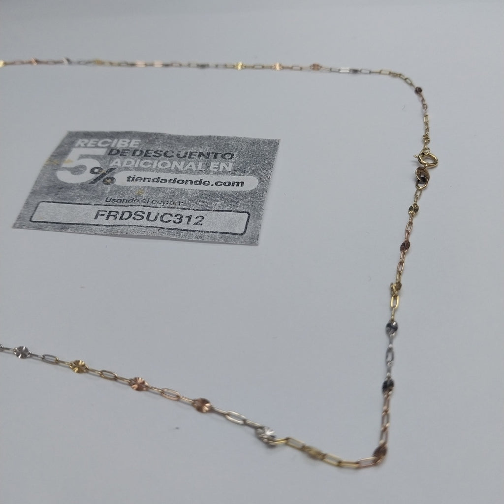 CADENA ORO 14 K 1.6 GRMS (SEMINUEVO)