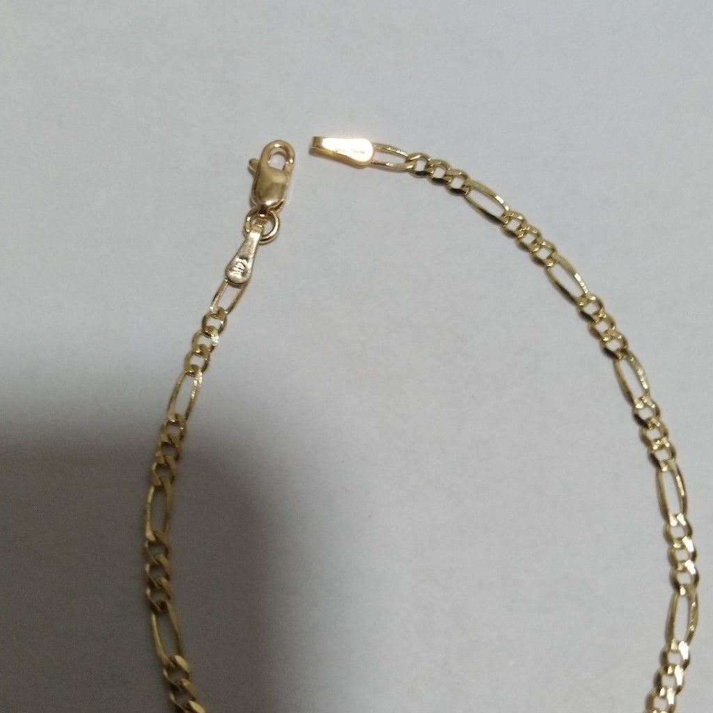 PULSERAS TEJIDO 3X1 ORO 14K 18 CM 1.9 GR (NUEVO)