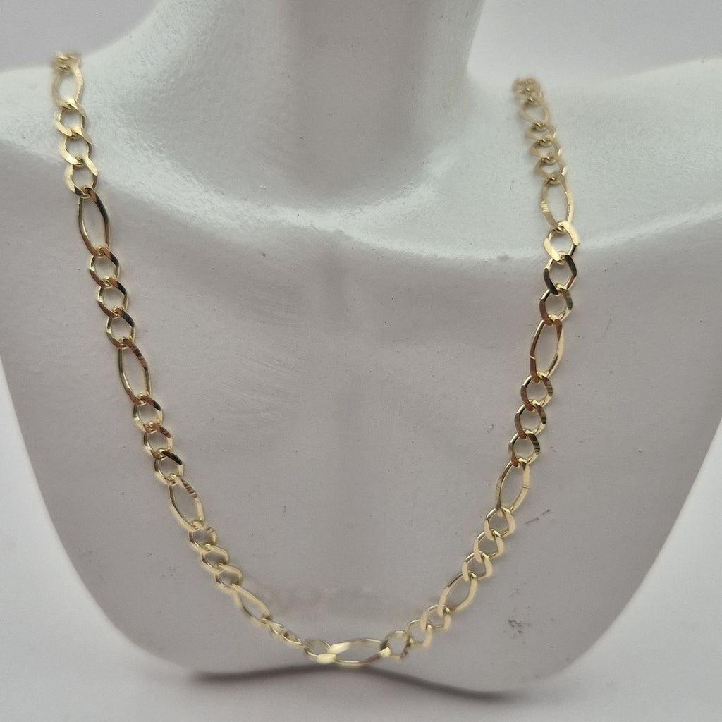 CADENAS TEJIDO 3X1 ORO 10K 55 CM 4 GR (NUEVO)